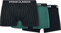 Urban Classics - Boxers Organic - Lot de 3 - Lot de Boxers - Homme - multicolore