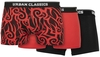 Urban Classics - Boxers Organiques - Lot De 5 - Boxer - Homme - rouge noir
