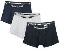 Urban Classics - Boxers Organiques - Lot De 5 - Lot de Boxers - Homme - noir blanc bleu
