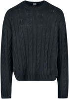 Urban Classics - Boxy Sweater - Pull tricoté - Homme - noir