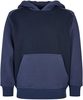 Urban Classics - Boys 2-Tone Fake Raglan Hoody - Sweat-Shirt à capuche - Homme - bleu bleu foncé
