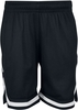 Urban Classics - Boys Stripes Mesh Shorts - Short - Homme - noir