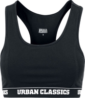 Urban Classics - Brassière Logo - Bustier - Femme - noir