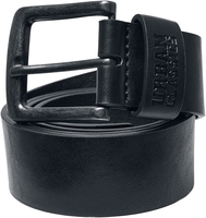 Urban Classics - Ceinture Simili-Cuir Recyclée - Ceinture - Unisexe - noir