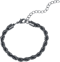 Urban Classics - Charon Intertwine Bracelet - Bracelet - Femme - couleur argent