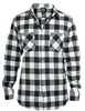 Urban Classics - Chemise En Flanelle À Carreaux - Chemise en flanelle - Homme - noir blanc