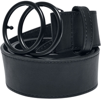 Urban Classics - Coloured Ring Buckle Belt - Ceinture - Femme - noir