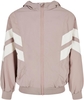 Urban Classics - Girls Crinkle Batwing Jacket - Veste - Femme - blanc cassé rose