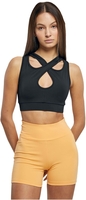 Urban Classics - Ladies Crossed Sports Bra - Brassière - Femme - noir