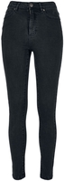 Urban Classics - Ladies Organic High Waist Skinny Jeans - Jean - Femme - jean foncé
