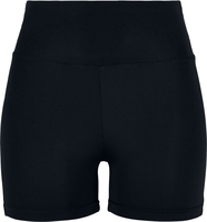 Urban Classics - Ladies Recycled High Waist Cycle Hot Pants - Short Sexy - Femme - noir