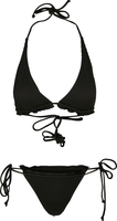 Urban Classics - Ladies Rib Babylock Triangle Bikini - Bikini - Femme - noir