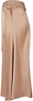Urban Classics - Ladies Satin Midi Skirt - Jupe longue - Femme - beige