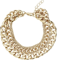 Urban Classics - Layering Anklet - Chaîne de cheville - Femme - couleur or