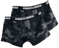 Urban Classics - Lot De 2 Boxers Imprimé Camouflage - Lot de Boxers - Homme - camouflage sombre