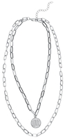 Urban Classics - Love Basic Necklace - Collier - Femme - couleur argent