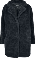 Urban Classics - Manteau Sherpa Oversize - Manteau court - Femme - noir