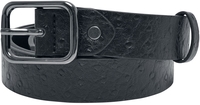 Urban Classics - Ostrich Synthetic Leather Belt - Ceinture - Femme - noir