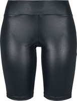 Urban Classics - Short Cycliste Simili-Cuir - Short - Femme - noir