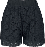 Urban Classics - Short Femme En Dentelle - Short - Femme - noir