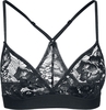 Urban Classics - Soutien-Gorge Triangle En Dentelle - Bustier - Femme - noir