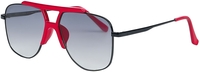 Urban Classics - Sunglasses Saint Tropez - Lunettes de soleil - Unisexe - noir rouge