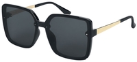 Urban Classics - Sunglasses Turin - Lunettes de soleil - Unisexe - noir