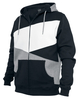 Urban Classics - Sweat Zippé À Capuche Zig Zag - Sweat-shirt zippé à capuche - Homme - noir gris blanc