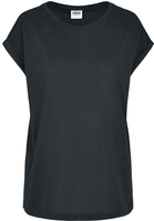 Urban Classics - T-Shirt Organique Femme - T-Shirt Manches courtes - Femme - noir