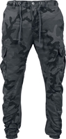 Urban Classics - Treillis élastiqué - Bas de survêtement - Homme - camouflage sombre
