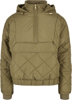 Urban Classics - Veste Zippée Matelassée Oversize - Veste mi-saison - Femme - olive