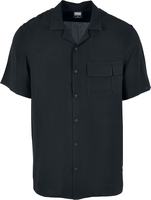 Urban Classics - Viscose Camp Shirt - Chemise manches courtes - Homme - noir