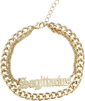 Urban Classics - Zodiac Golden Anklet Sagittarius - Chaîne de cheville - Femme - couleur or