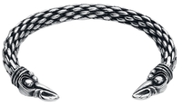 URBANTIMBER - Hugin und Munin - Bracelet - Unisexe - couleur argent