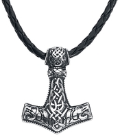 URBANTIMBER - Marteau De Thor - Collier - Homme - couleur argent