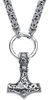 URBANTIMBER - Marteau De Thor - Collier - Homme - couleur argent