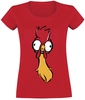 Vaiana - Hei Hei - T-Shirt Manches courtes - Femme - rouge