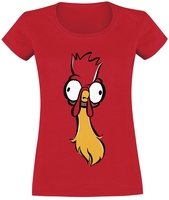 Vaiana - Hei Hei - T-Shirt Manches courtes - Femme - rouge