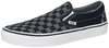 Vans - Classic Slip-On Checkerboard - Baskets - Homme - noir gris