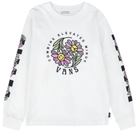 Vans - Elevated Floral LS BFF - T-shirt manches longues - Femme - blanc