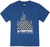 Vans - Reflective Checkerboard Flame - T-Shirt Manches courtes - Homme - bleu