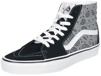 Vans - SK8-HI Paisley Gray/True White - Baskets hautes - Unisexe - noir gris