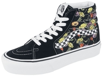 Vans - SK8-HI PLATFORM 2.0 Poppy Checkerboard Black/Multi - Baskets hautes - Femme - noir multicolore
