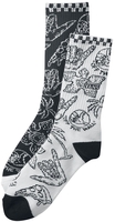 Vans - STRANGER MISS MATCH SOCKS NETFLIX STRANGER THINGS - Chaussettes - Unisexe - noir blanc