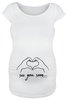 Vêtements de maternité - See You Soon. .. - T-Shirt Manches courtes - Femme - blanc