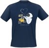 Wall-E - Wall-E and Eve Sparks Fly - T-Shirt Manches courtes - Homme - marine
