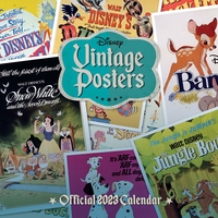 Walt Disney - Vintage Posters Wandkalender 2023 - Calendrier mural - Unisexe - multicolore