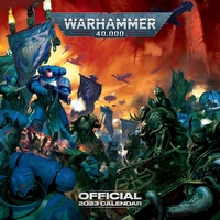 Warhammer - Wandkalender 2023 - Calendrier mural - Unisexe - multicolore