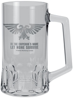 Warhammer 40.000 - Imperium - Chope à bière - Unisexe - transparent