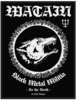 Watain - Black Metal Militia - Patch - Unisexe - noir blanc